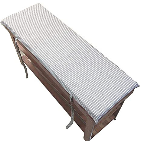 MOTT Bankkissen 120x40cm,Bequem und Weich Sitzkissen für Küchenbank Gartenbank Kissen für 2 oder 3-Sitzer,Bank-Auflage,Bankpolster,Sitzpolster,mit Befestigungsbändern