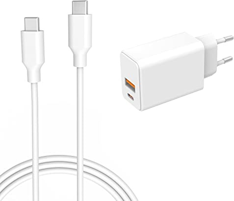 Ladegerät Passend für Google Pixel, Sony Xperia, Samsung Galaxy, iPad-Pro | für Pixel 10, 10 Pro, 10a, 9, 9a, 9Pro, 9Pro XL, 8, 8a, 8Pro, 7, 7a, 7Pro, Schnell Netzteil Stecker und 1,8M Ladekabel