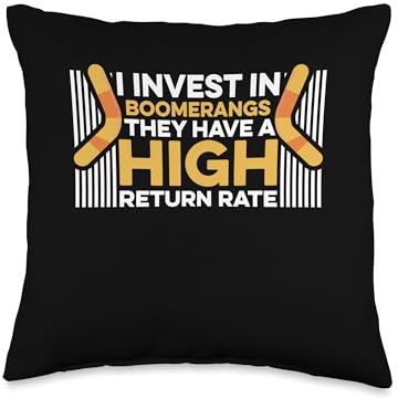 Invest In Boomerangs They Have High Return Rate Boomerang Throw Pillow