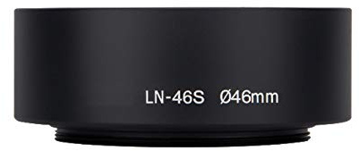 LN-46S Gegenlichtblende Universal Metall Ø 46mm inkl. Objektivdeckel Blende