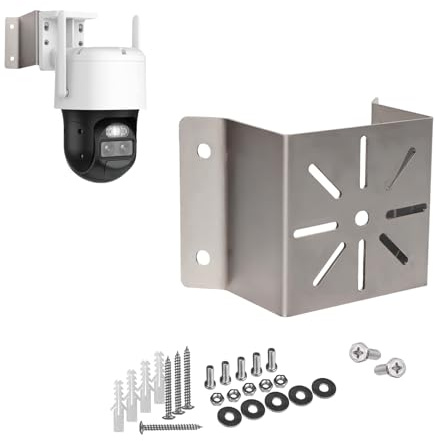 WiTi Mini Corner Wall Mount für WiFi IP-Kamera, Edelstahl-Halterungsecke für Sicherheitskameras, kompatibel mit Wyze Ring Kameras Bullet und Dome