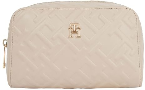 Tommy Hilfiger Beauty Make-up-Halter Kulturbeutel Stoff mit Logo Artikel AW0AW15269 – cm.19 x 12 x 8 (ungefähr)