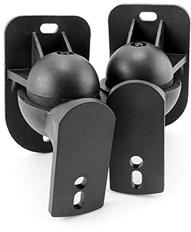 Lautsprecherständer Lautsprecherständer, 2 Packungen, Sound-Lautsprecherhalterungen, Schwarz, universelle Lautsprecherhalterungen for Wandmontage, 7,7 lbs Tragkraft, schwenkbar und neigbar Speaker sta