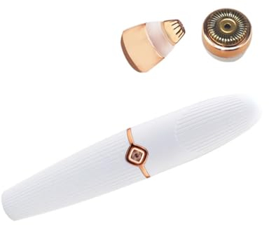 MAGICLULU 2 Stk Elektrischer Rasierer Augenbrauenentferner Für Damen Multifunktions-rasierer Epilierer Trimmer Gesichtsrasierer Damen Rasierer Weiß Usb 2 in 1 Haarentfernungsgerät