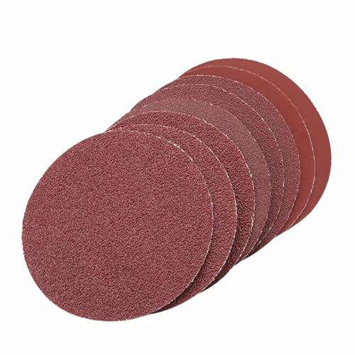 Single Grit Set Sanding Discs Round 10Pcs 9 Inch 225mm Sandpaper Grit 240 Hook & Loop Sandsheet for Abrasive Drill Polish and Grinder Rotary Tools