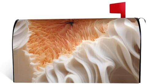 Mailbox Cover Magnetic Standard Size 21x18 in Inside of Mushroom Mailbox Wraps Waterproof Post Wraps Decorative Post Letter Box Cover for Garden Yard Home Decor