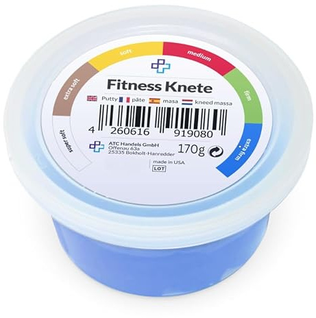 ATC Handels GmbH Therastar® Therapieknete 85 g – Handtrainer & Fingertrainer – Latexfrei, zur Unterstützung der Handbeweglichkeit
