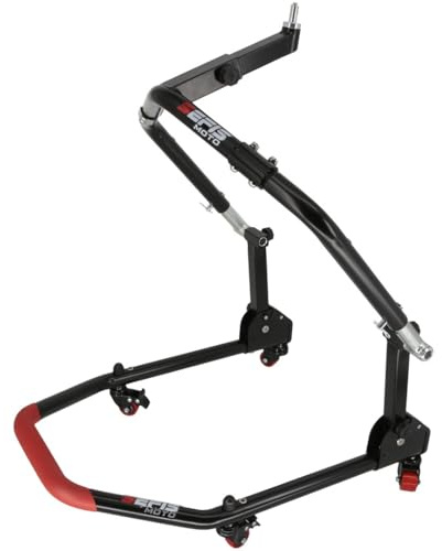 SEFIS M20U klappbarer mobilel Lenkkopf Motorradständer Set Vorderrad Motorradheber Serviceständer Front Motorrad montageständer vorne Motorrad ständer Set Motorrad aufbocken