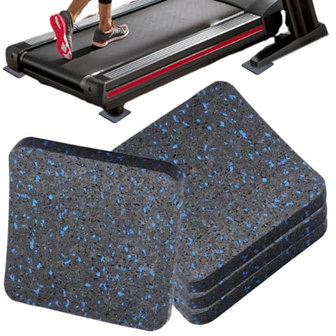 Huxibai Treadmill Mat, Walking Floor Pad Anti Vibration Pad for Treadmill - Rubber Padding Noise Reduction Home Gym Accessories for House Weight Benches Rowing Machines