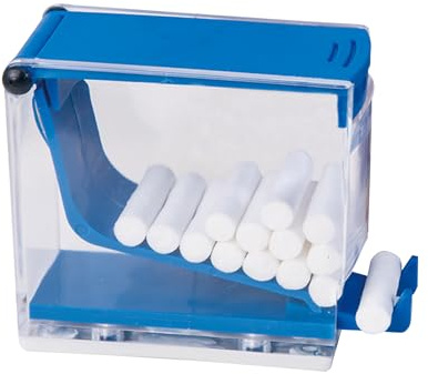 Contexte de rouleau en coton - Boîte de distributeur de type de presse, contenant de dentiste à cône de coton | Solution de gestion de l'approvisionnement de la dentaire, outil d'organisateur