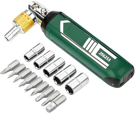 Destornillador de trinquete 14 en 1, kit de destornilladores para puntas intercambiables, para casa, oficina, trabajo, garaje, coche, electrónica, montaje de juguetes, proyectos de manualidades