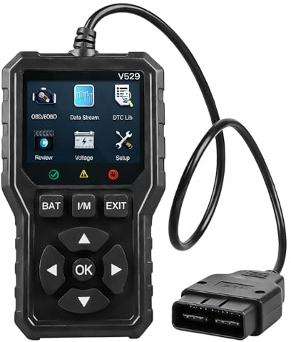 Dispositivo de diagnóstico OBD2, escáner de coche con pantalla y 10 idiomas, funciones OBDII completas para todos los vehículos a partir de 2002, herramienta de diagnóstico EOBD