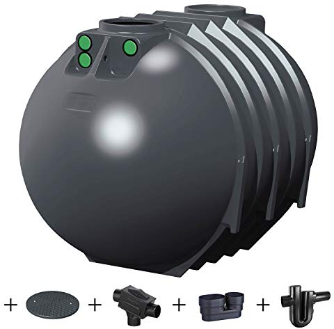 REGENTA Regenwassertank Zisterne 10000 Liter PERFEKT Komplett-Set