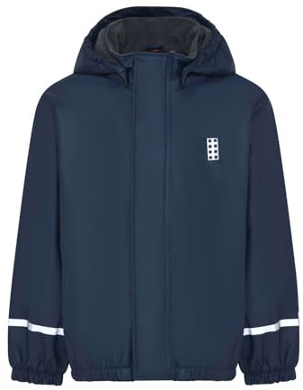 Lego Wear Unisex Kinder Lwjipe - foret Regenjacke, Dunkle Navy, 152 EU
