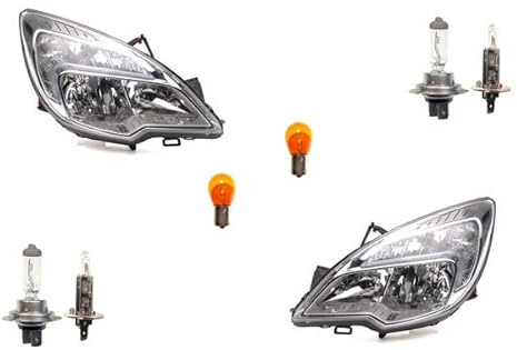 Johns, Scheinwerfer Halogen Front passend für Opel Meriva B 10-13 Leuchtmittel Satz L R