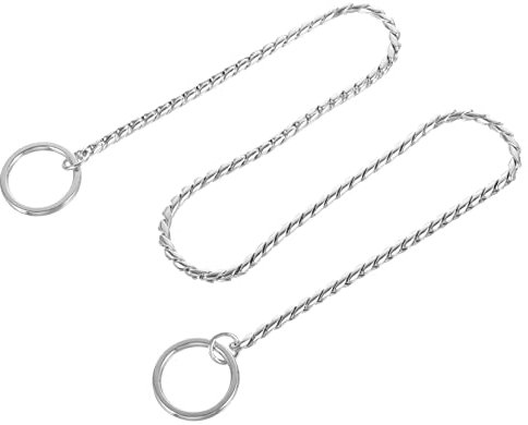 PRETYZOOM Catena Per Cani in Acciaio Inossidabile Collana Portatile Per Cani Decorazione Per Il Collo Del Cane Delicata Collana Per Catena A Serpente Pratica Per Luso Quotidiano