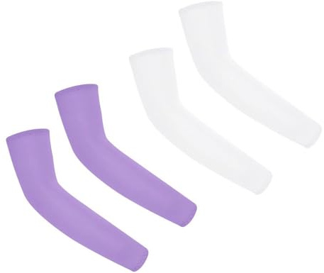 Kids Arm Sleeves,2 Pairs UV Sun Protection Sleeves Cooling Arm Covers for Outdoor Sports Compression Sleeves for Boys Girls