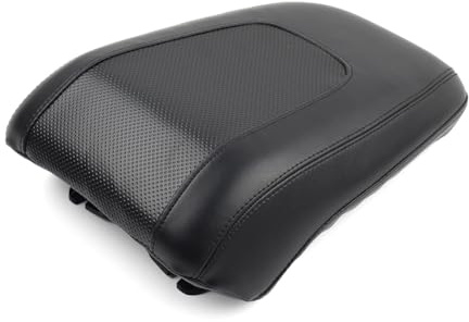 SIKUAI Motorbike Passenger Seat Rear Cushion Pad Pillion 1pc For Harley Fat Boy 114 FLFBS FLFB 2018+ PU Leather Black