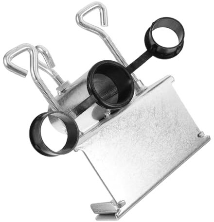 Happyyami Sonnenschirmhalter Schirmhalterung Für Boote Schirmhalter Für Das Geländer Des Decks -befestigungsclip Schirmständer Outdoor Base Schirmklemme Für Stuhl Silver Eisen