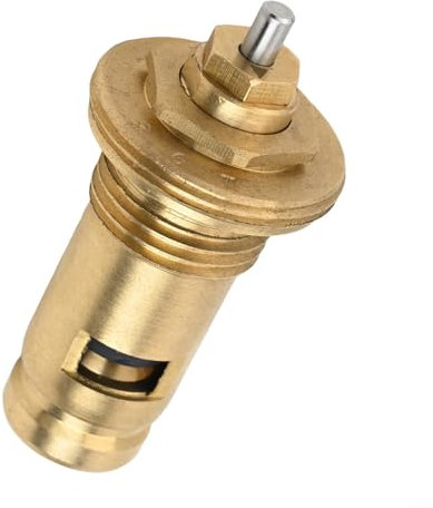 Zilimontt 1 valvola per radiatore, sostituzione valvola radiatore in ottone, inserto valvola radiatore M30 x 1,5 inserto termostato valvola per la regolazione fine dei livelli di riscaldamento,