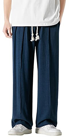 CEWIFO Pantaloncini Sportivi Salopette da Lavoro Uomo Alta visibilità Pantaloni Lino Estivi Corti Ragazzo 13 Anni Jeans A e