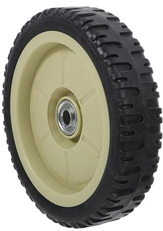 Toddmomy Ruote Sostitutive per Tosaerba Adatte Trattorini e Veicoli da Giardino in Materiale Resistente per Guida Stabile e Scorrevole Durante Taglio del Prato