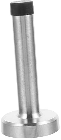 DOITOOL 2 piezas Tope para Puerta Inoxidable Cepillado con de Goma Insonorizante Protector de Pared Resistente la para Interior y Exterior Montaje Pared para Oficina y Hogar