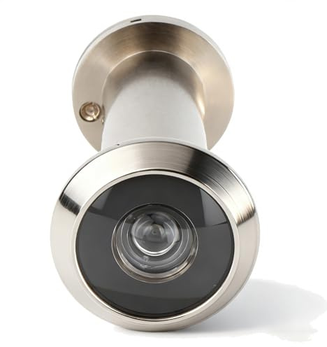 220° Türspion für 55–90 mm Türstärke, verstellbarer Sicherheitstür-Viewer – Weitwinkel-Sicht, Einbruchschutz, Sichtschutzabdeckung Für Holz, Metall & Fiberglas Türen