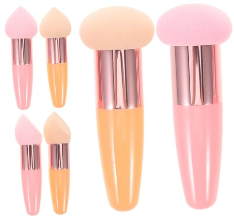 CIYODO 6pcs Beauty Sponge Makeup Sponges for Blending Foundation Blender Reusable Makeup Applicator for Wet and Dry Application for Face Painting