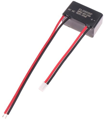 URPIZY Convertidor de CA a CC de 220 V a 5 V/12 V 5 W, resistente al agua, fuente de alimentación conmutada con amplio rango de entrada de 85 – 270 V para dispositivos electrónicos pequeños, IP67