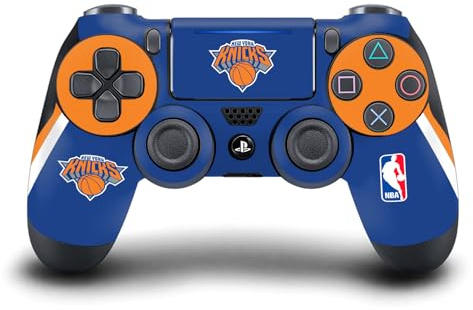 Head Case Designs Officially Licensed NBA Blue Design New York Knicks Logo Vinyl Sticker Gaming Skin Decal Cover Compatible With Sony PlayStation 4 PS4 DualShock 4 Controller