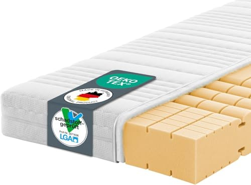 Ravensberger Matratzen Komfort-SAN® Härtegrad H3 (RG 50) 100 x 200 cm mit Baumwollbezug
