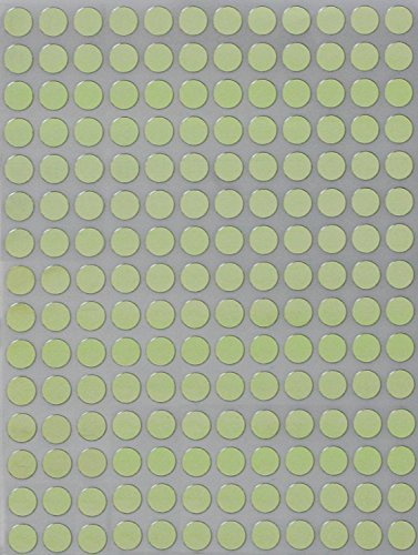 Royal Green Etiketten Gold 8 mm runde Aufkleber – 0,3 Zoll Klebepunkte im 900 Pack