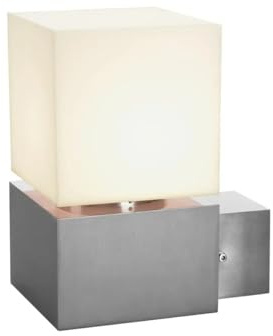 SLV LED Wandlampe SQUARE WL für die effektvolle Außenbeleuchtung von Hauseingang, Wänden, Wegen, Terrassen, Fassaden, Treppen | LED Wandleuchte, Aussenleuchte, Gartenlampe | E27, max. 20W,