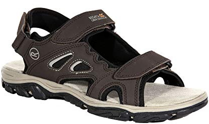 Regatta Mens Holcombe Vent Strappy Hook & Loop Walking Sandals - 9 UK
