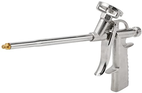 Pistola de espuma en aerosol de 1 pieza, pistola de expansión de espuma, sellador, herramienta aplicadora de aislamiento de PU, ideal para rellenar, sellar y aislar pequeños huecos