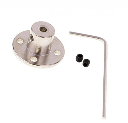 Leeadwaey 3-14mm di alta durezza galvanica acciaio flangia accoppiamento albero flangia rigida accoppiamento motore asse asse cuscinetto, 7mm