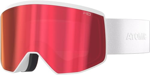ATOMIC FOUR PRO L HD Skibrille I Mittelgroße Ski- & Snowboardbrille mit HD Scheibentechnologie für klare Sicht I Damen- & Herren-Ski-Brille mit Live Fit Rahmen für individuelle Passform