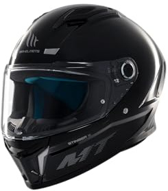 MT Helmets Stinger 2 – Casco Moto Integral Deportivo con Pantalla Antivaho Compatible con Pinlock, Visor Solar Full Vision, Interior Lavable y Calota HIRP | Homologado ECE 22.06 & DOT