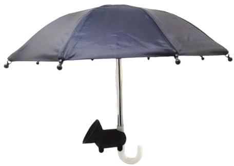 Phone Umbrella/Mobile Sun Shade / 1 Pc Black Phone Umbrella with Suction Cup/Holiday Essentials