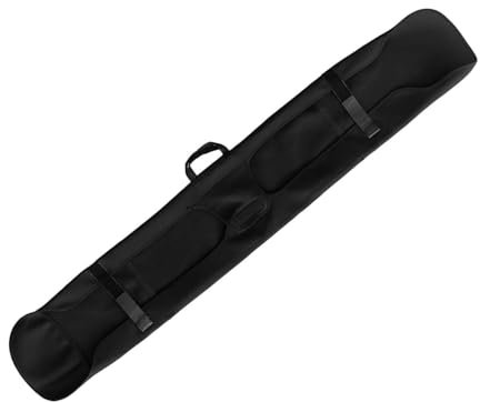 Snowboardtasche, weiche Snowboardhülle für Skifahren, Wintersport, Schwarz, 150 x 27 cm