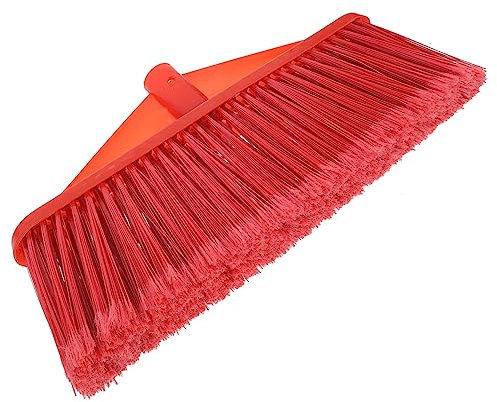 WATIIFUFU Scopa in plastica bicolore testa di scopa ad angolo testa spazzatrice della scopa per le pulizie kitchen lettiera sostituzione della scopa da cucina scopa da camera da letto