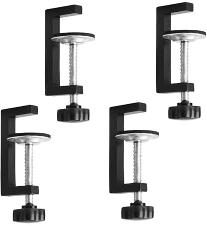 4 Pcs G Clamps for Woodworking, C Wood Tiger Clamps, Small 10-57mm Adjustable Screw Table Bar Clamps Heavy Duty for Carpentry DIY Projects Woodworking