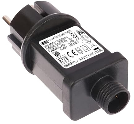12V12W CZJUTAI JT-DC12V12W IP44 LED Transformator Weihnachtsbeleuchtung Netzteil - Europäischer Stecker, Schraubsockel, DC12V12W [E3T2]