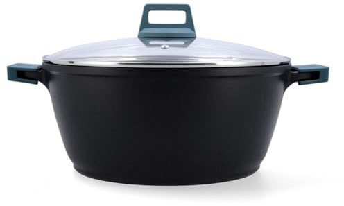 Quid Casseruola in alluminio pressofuso 32 cm - 9,2 l alluminio adatto vetroceramica adatto induzione 2 strati antiaderenti