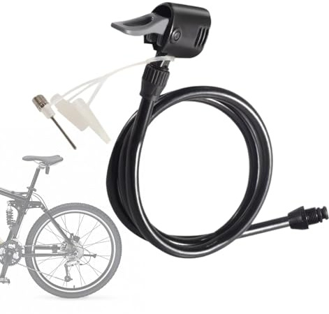 Tubo di gonfiaggio di ricambio – Tubo antigelo per pompa d'aria, resistente al calore e a stagna, flessibile 80 cm/125 cm, per pompa ad aria per materassi, biciclette, palloni