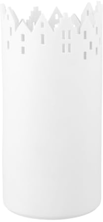 räder Stadtvase aus Porzellan in weiß D11cm x H22cm
