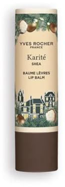 Yves Rocher Karité Lip Balm Limited Edition – Shea Butter & Bergamot – Nourishing and Softening Lip Care 4.8 g