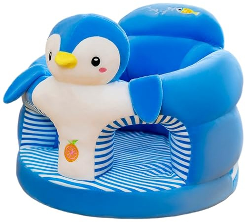 Baby Sit Me Up-Sitz, Cartoon-Pinguin, Babysitzstütze für Babys von 0–36 Monaten, weicher Kleinkindstuhl für Schlafzimmer, Wohnzimmer, Kinderzimmer, Wohnung – Sitzstütze