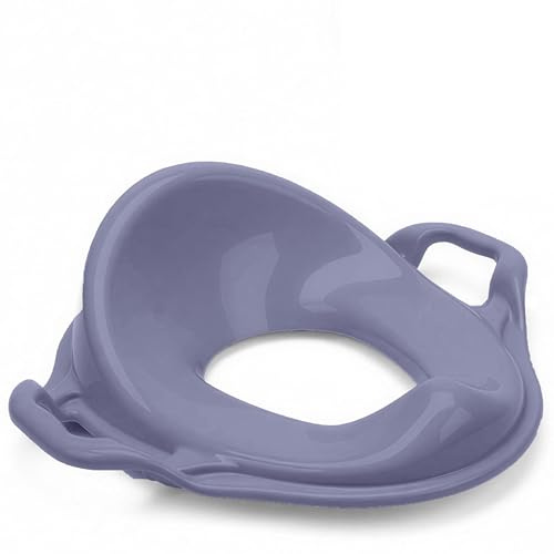DIVCHI Kids Toilet Seat Non Slip – Unisex Toddler Potty Training Toilet Seat with Secure Fit, Lightweight Portable Little Journey Loo Seat for Bathroom & Home (Navy)